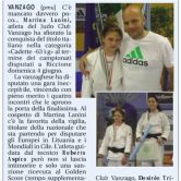 VICE CAMPIONESSA D’ITALIA – LANINI MARTINA – 63 KG – CADETTA